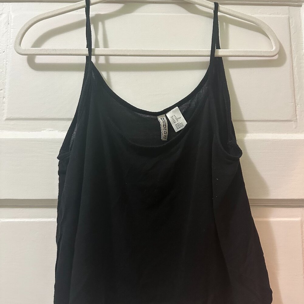 Flowy black tank